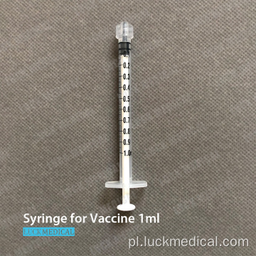 Usuwanie strzykawki szczepionki 1 ml